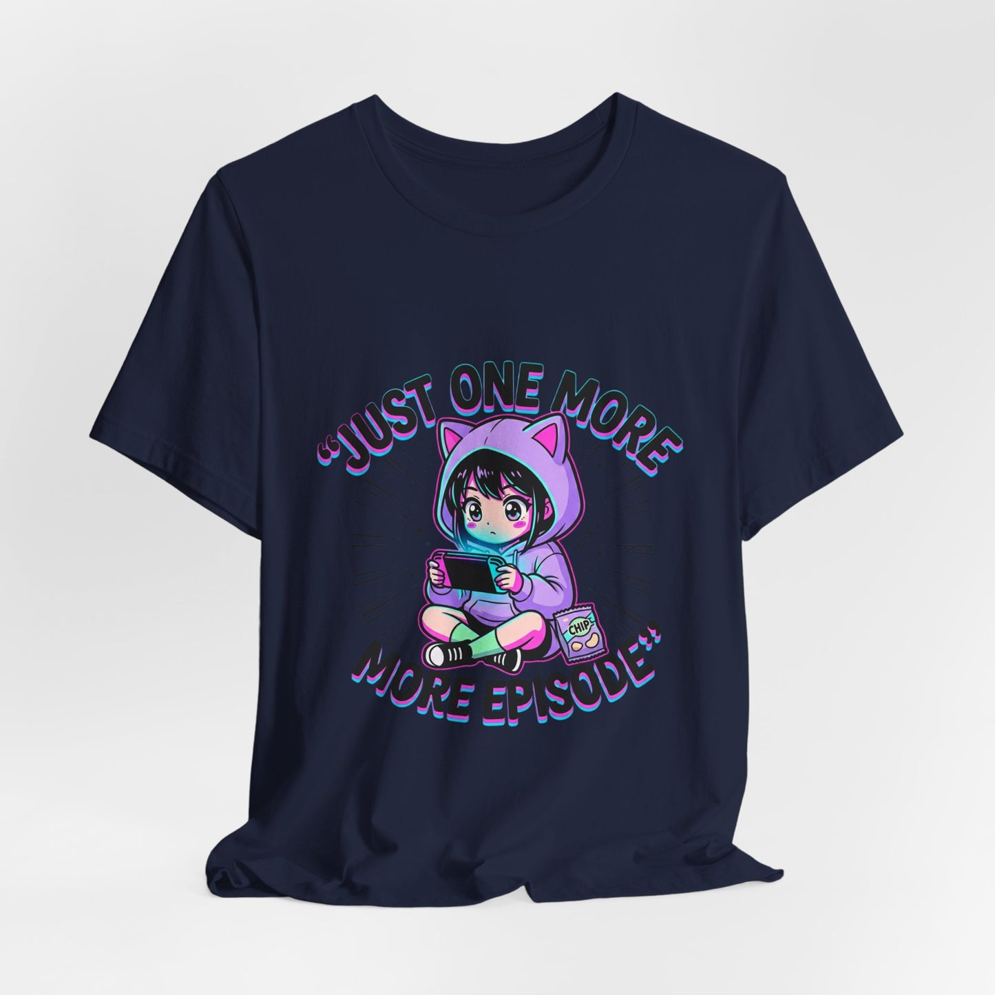 Just One More Episode Tee — Cute Anime Gamer T-Shirt