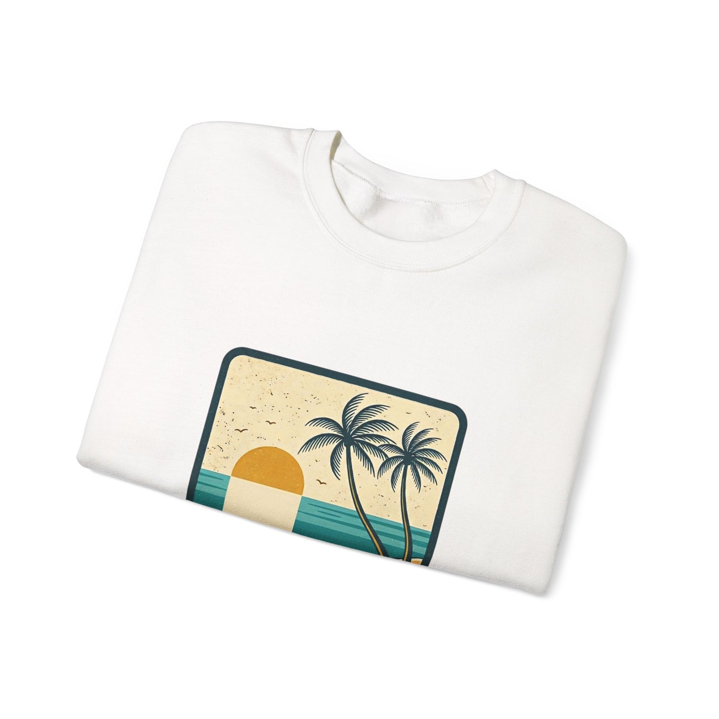 Summer Calm Sweatshirt | retro Americana, vintage distressed patriotic palette