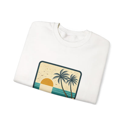 Summer Calm Sweatshirt | retro Americana, vintage distressed patriotic palette
