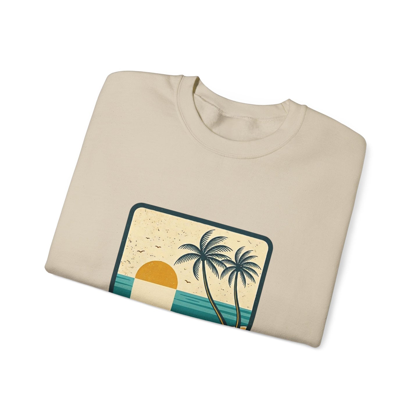 Summer Calm Sweatshirt | retro Americana, vintage distressed patriotic palette