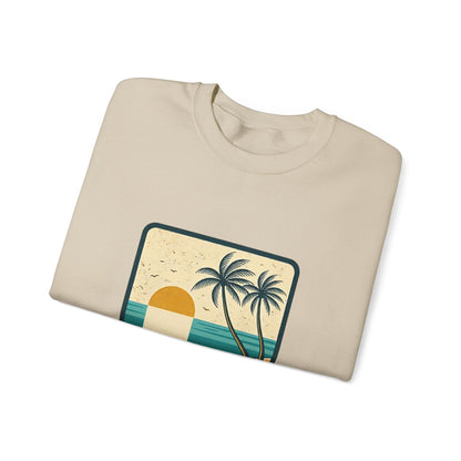 Summer Calm Sweatshirt | retro Americana, vintage distressed patriotic palette