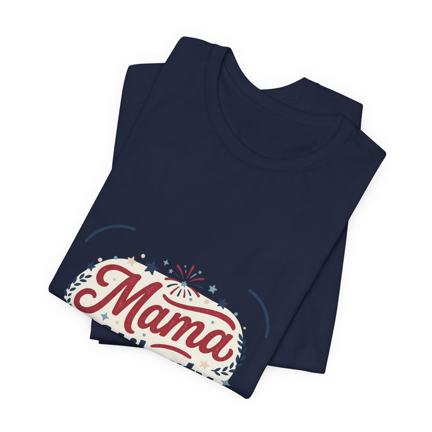Mama of Liberty T-Shirt | Americana retro 4th of July, vintage patriotic palette