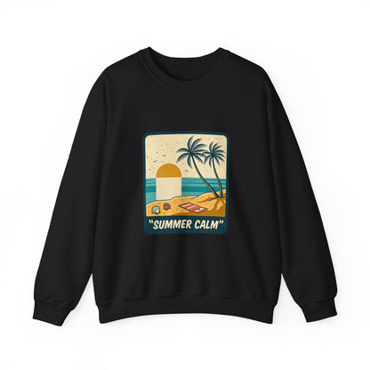 Summer Calm Sweatshirt | retro Americana, vintage distressed patriotic palette