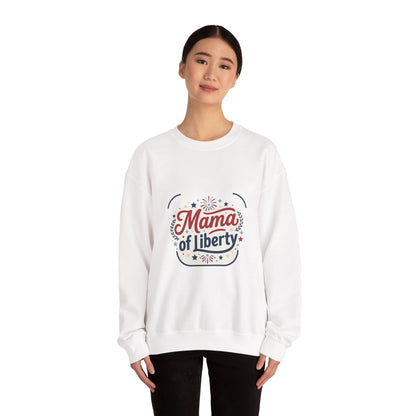 Mama of Liberty Sweatshirt | Americana, Retro Patriotic Palette