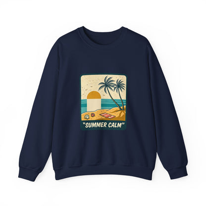 Summer Calm Sweatshirt | retro Americana, vintage distressed patriotic palette