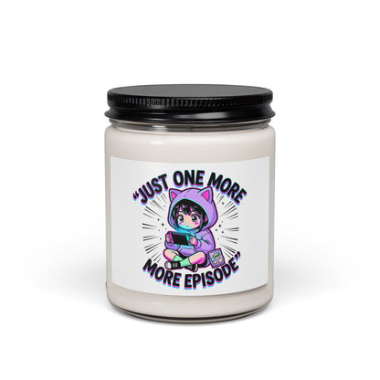 Just One More Episode Candle | Soy Candle, Anime Aesthetic, Chibi Kawaii