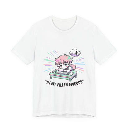 in my filler episode Tee | chibi anime aesthetic, pastel kawaii manga