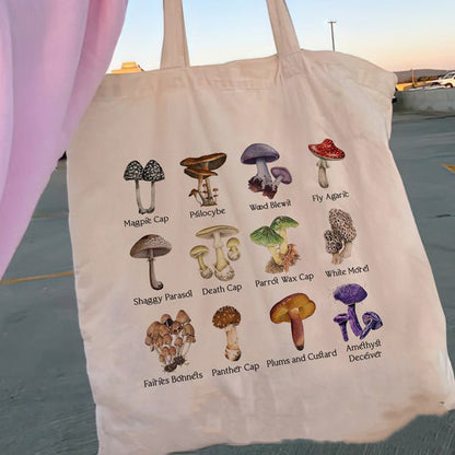 Floral Women Canvas Tote Bag Girl Reu