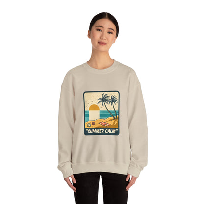 Summer Calm Sweatshirt | retro Americana, vintage distressed patriotic palette