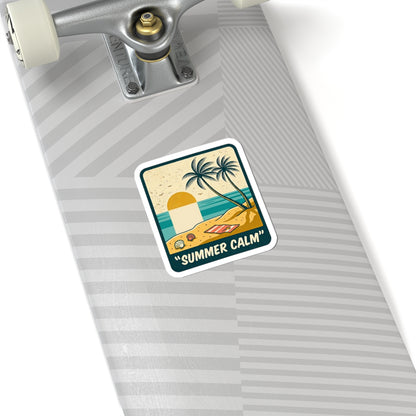 Summer Calm Sticker | Retro Americana, Vintage Beach 4th of July