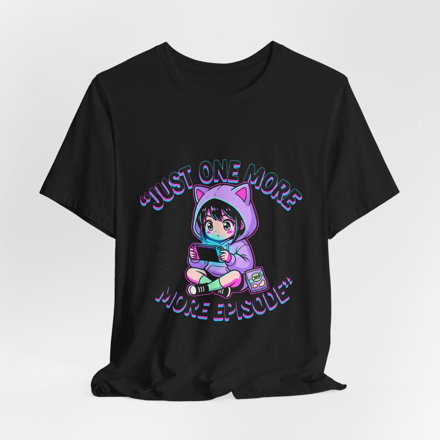 Just One More Episode Tee — Cute Anime Gamer T-Shirt