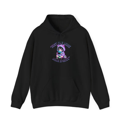 Just One More Episode anime aesthetic Hoodie | chibi kawaii, manga panel art