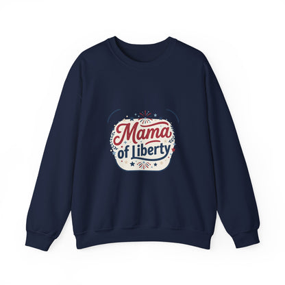 Mama of Liberty Sweatshirt | Americana, Retro Patriotic Palette