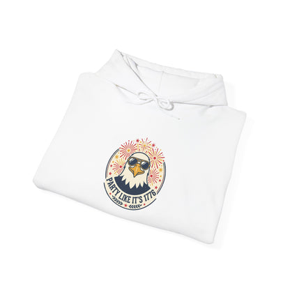 Retro Americana Eagle Hoodie | 4th of July, vintage distressed patriotic palette