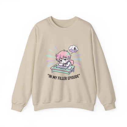 chibi manga panel crewneck sweatshirt | anime aesthetic, kawaii