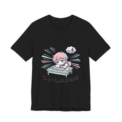 in my filler episode Tee | chibi anime aesthetic, pastel kawaii manga