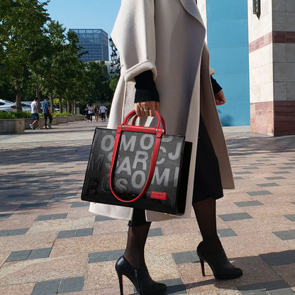 Female Large Capacity Top-Handle Bag Lady's Handbag Casual Tote Girl Messenger Bag