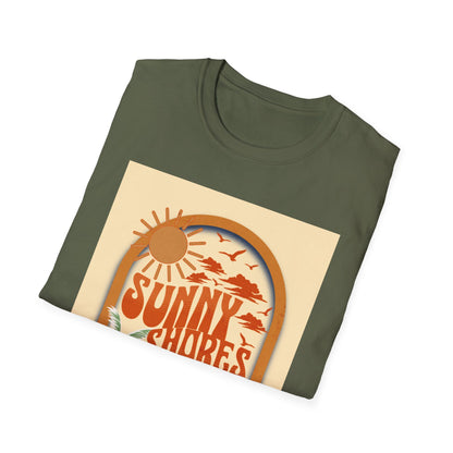 Sunny Shores T-Shirt | Retro Beach Surf Graphic