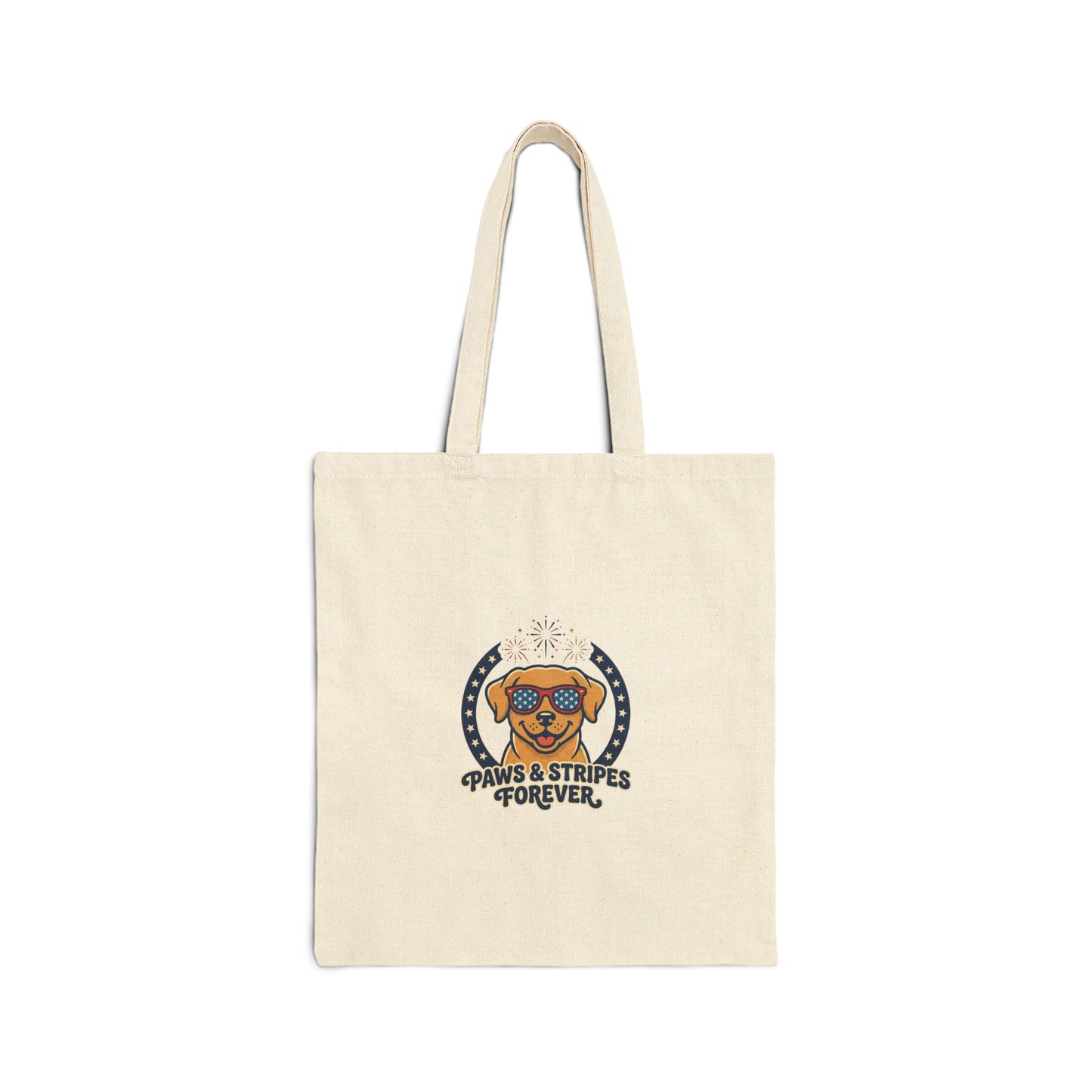 Paws & Stripes Forever Tote | Americana 4th of July, Retro Patriotic Palette