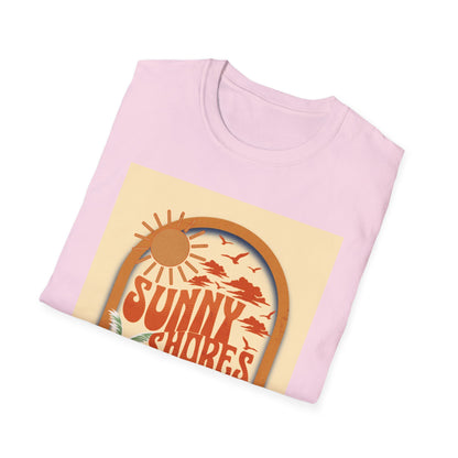 Sunny Shores T-Shirt | Retro Beach Surf Graphic