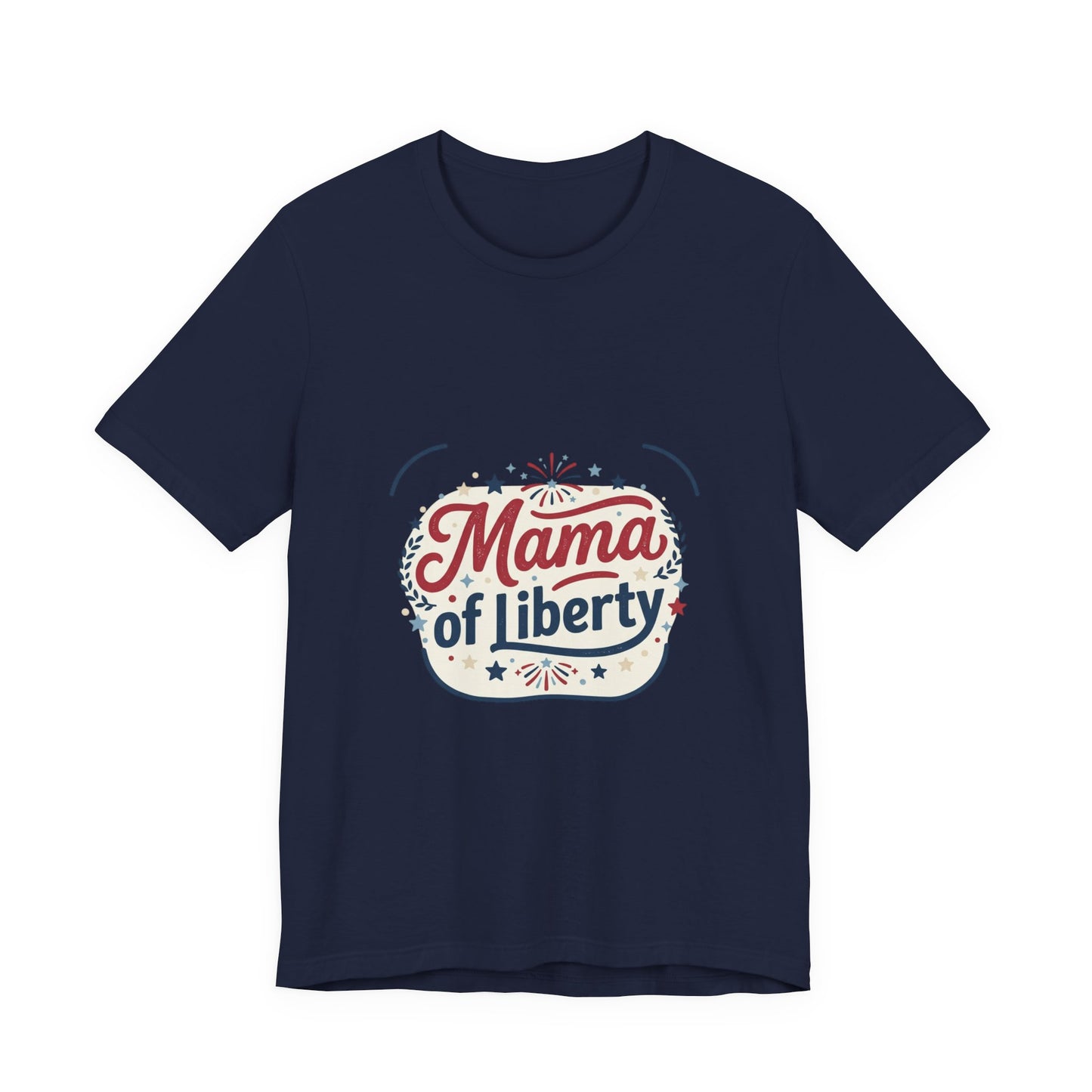Mama of Liberty T-Shirt | Americana retro 4th of July, vintage patriotic palette