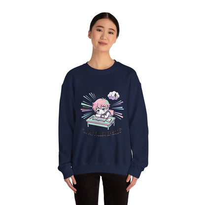 chibi manga panel crewneck sweatshirt | anime aesthetic, kawaii
