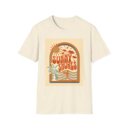 Sunny Shores T-Shirt | Retro Beach Surf Graphic