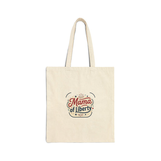 Mama of Liberty Tote | Americana Retro, 4th of July Patriotic Palette