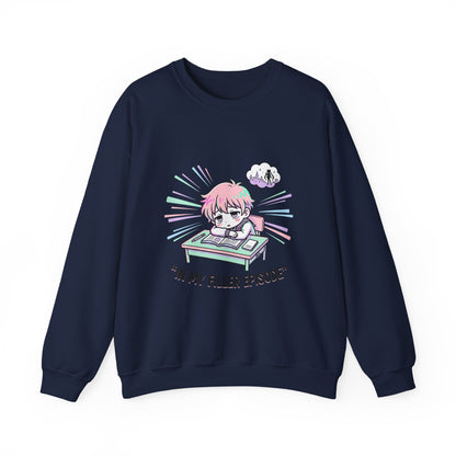 chibi manga panel crewneck sweatshirt | anime aesthetic, kawaii