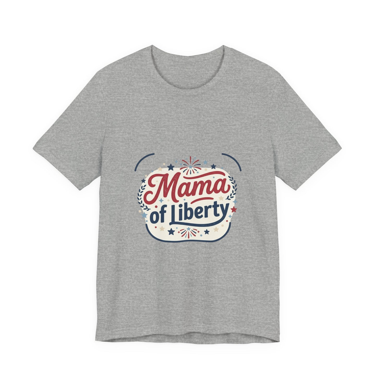 Mama of Liberty T-Shirt | Americana retro 4th of July, vintage patriotic palette