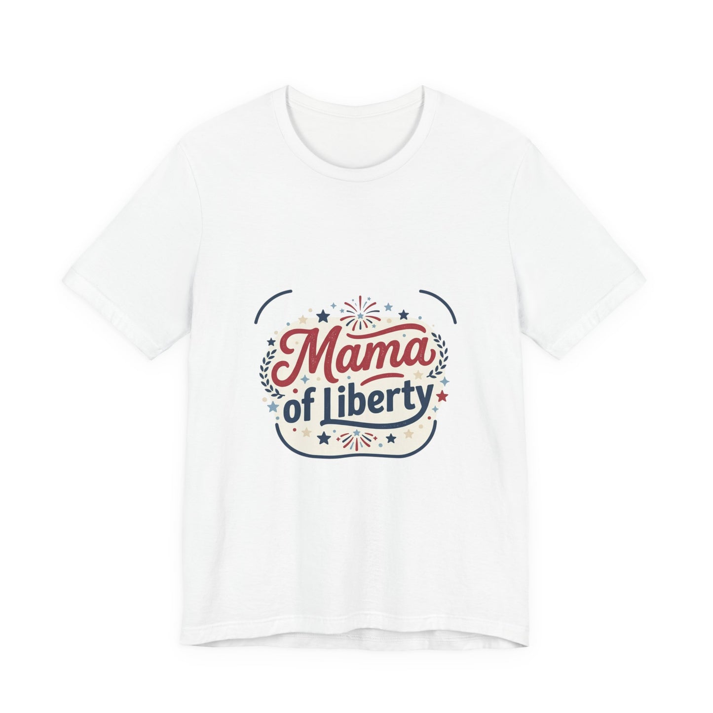 Mama of Liberty T-Shirt | Americana retro 4th of July, vintage patriotic palette