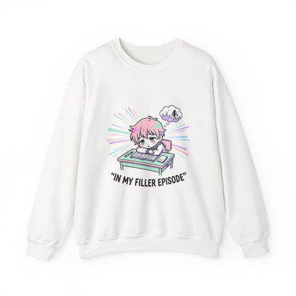 chibi manga panel crewneck sweatshirt | anime aesthetic, kawaii