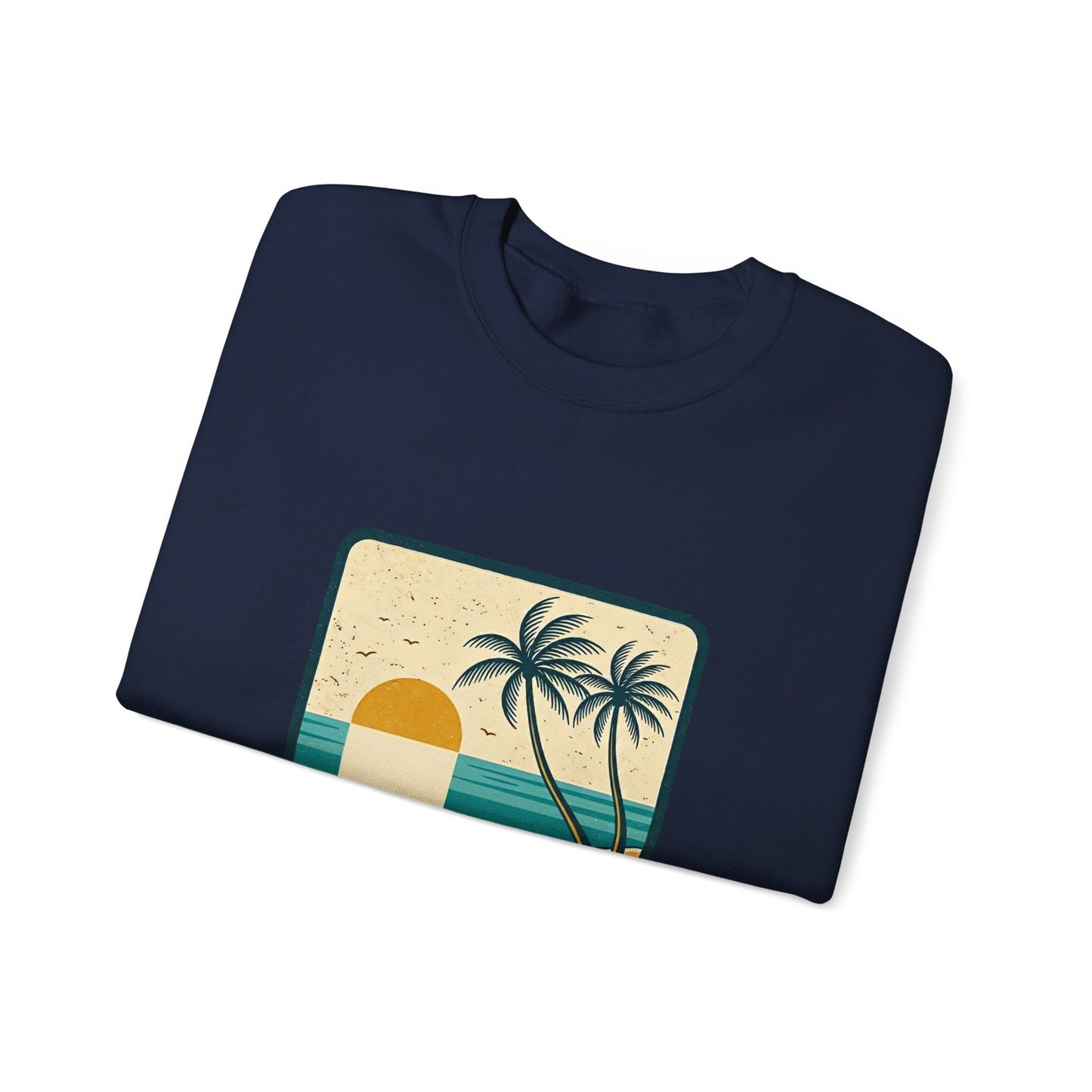 Summer Calm Sweatshirt | retro Americana, vintage distressed patriotic palette