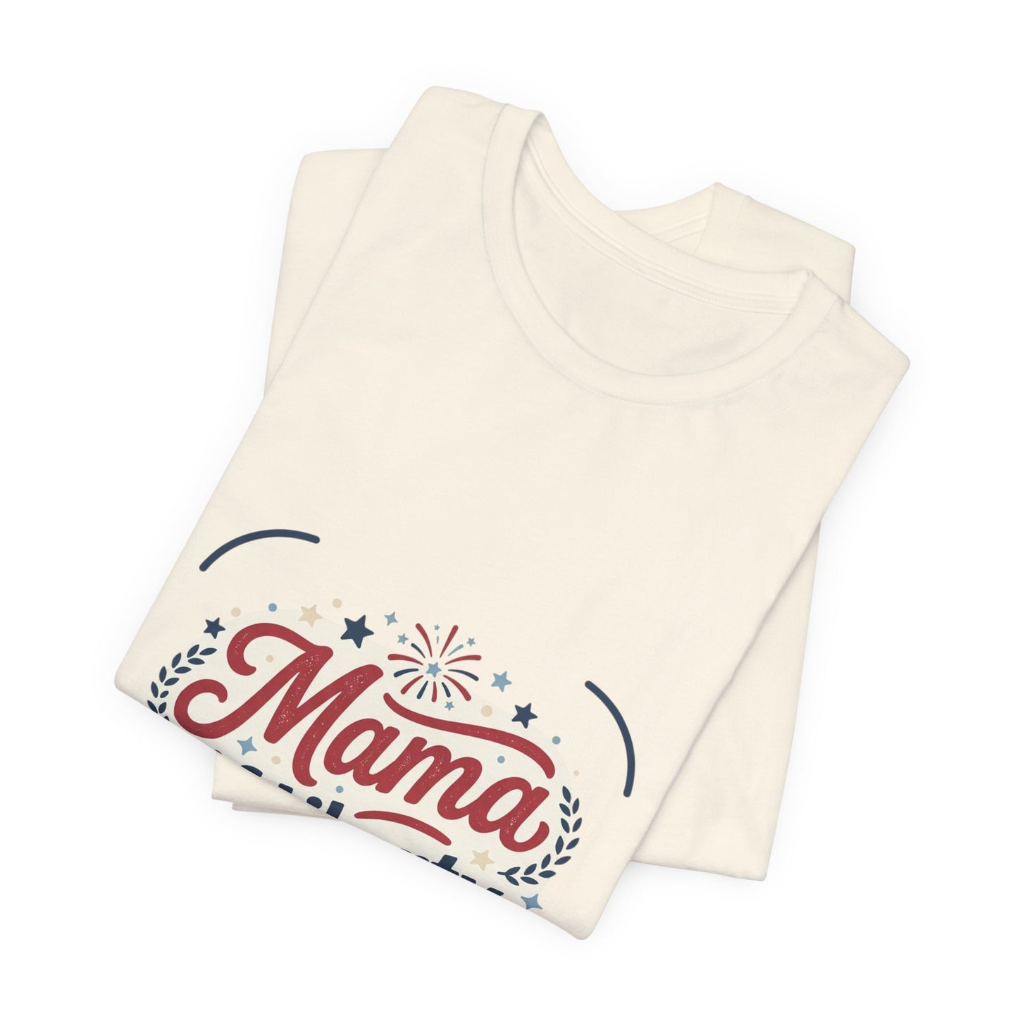 Mama of Liberty T-Shirt | Americana retro 4th of July, vintage patriotic palette