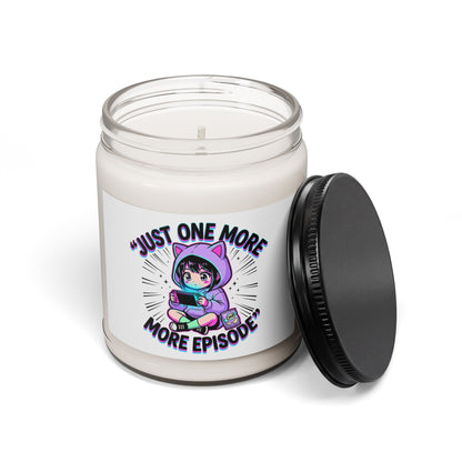 Just One More Episode Candle | Soy Candle, Anime Aesthetic, Chibi Kawaii