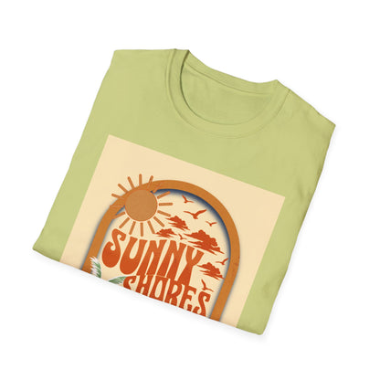 Sunny Shores T-Shirt | Retro Beach Surf Graphic