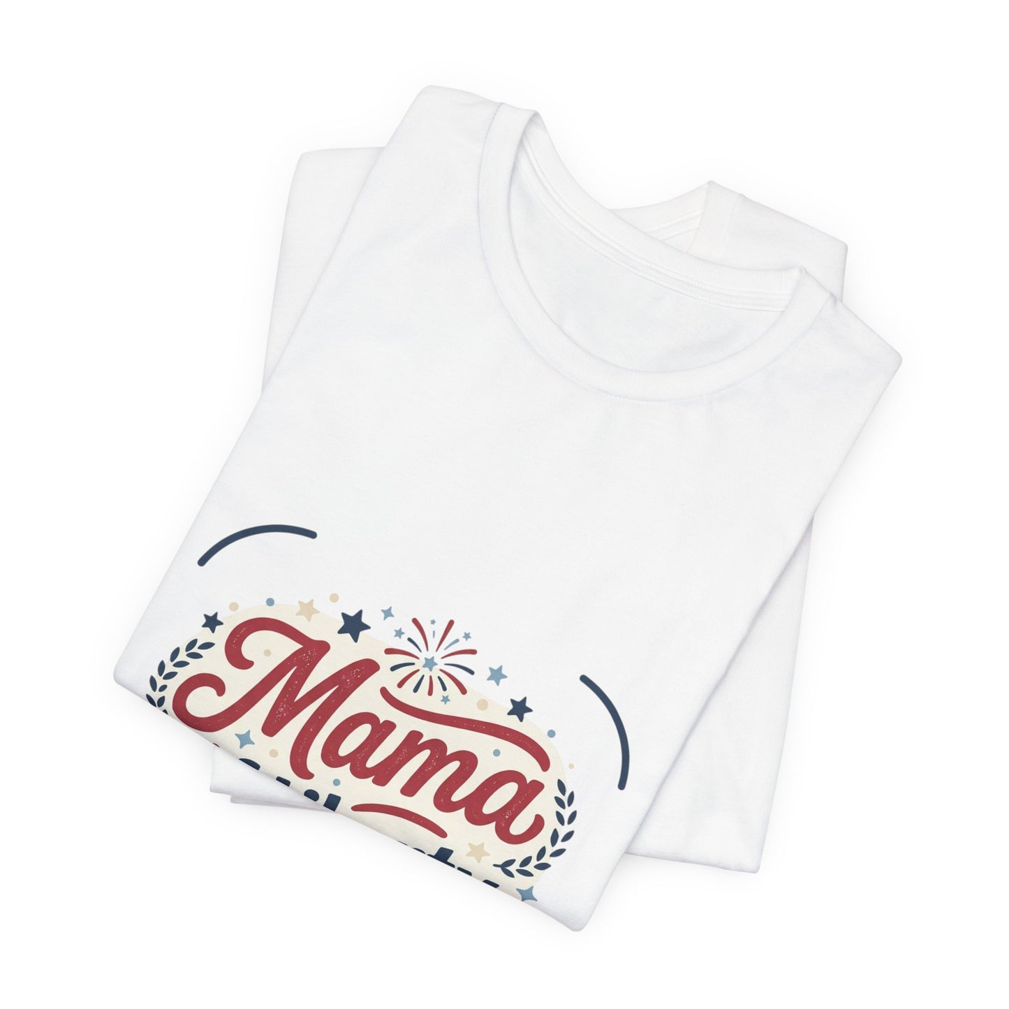 Mama of Liberty T-Shirt | Americana retro 4th of July, vintage patriotic palette