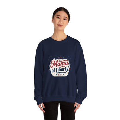 Mama of Liberty Sweatshirt | Americana, Retro Patriotic Palette