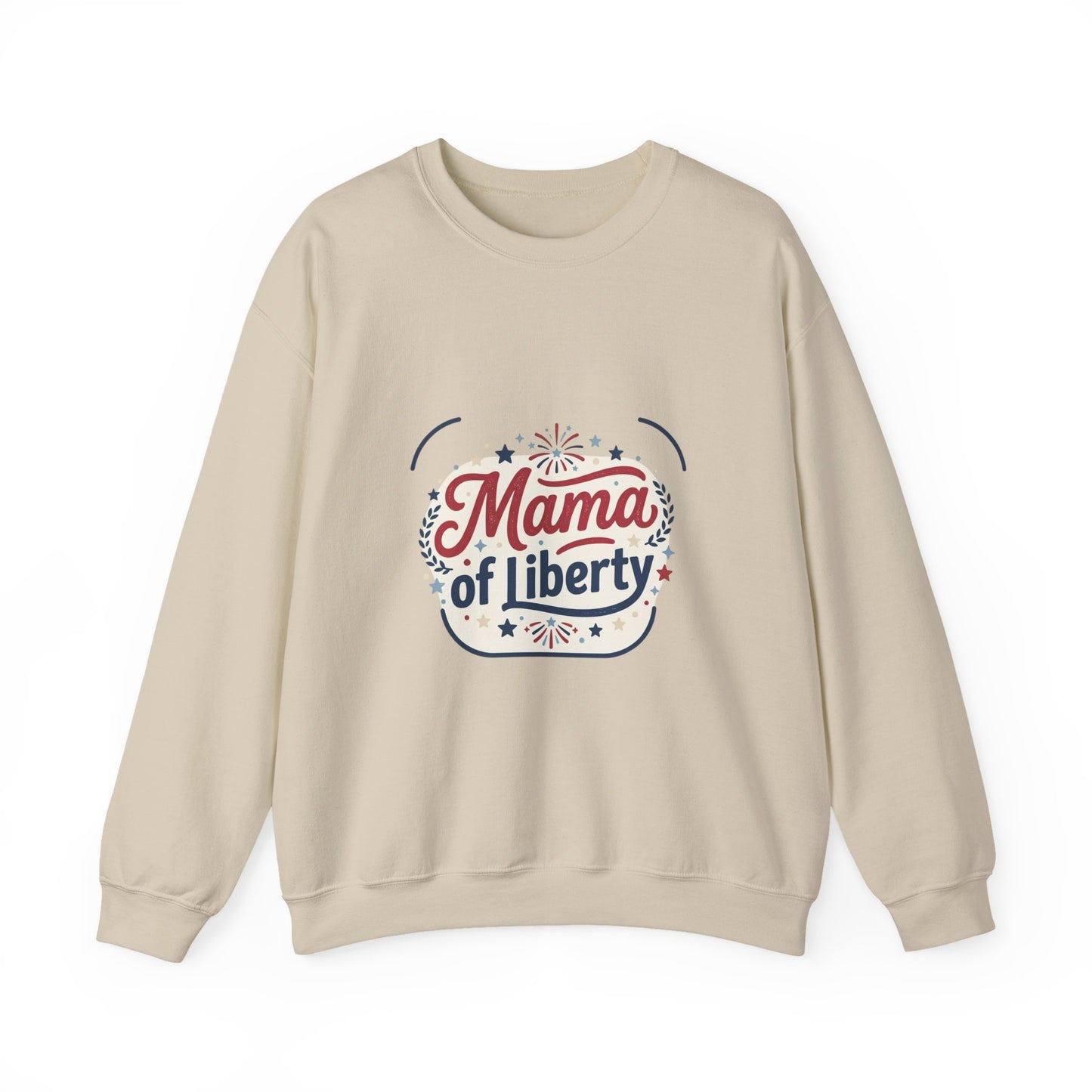 Mama of Liberty Sweatshirt | Americana, Retro Patriotic Palette