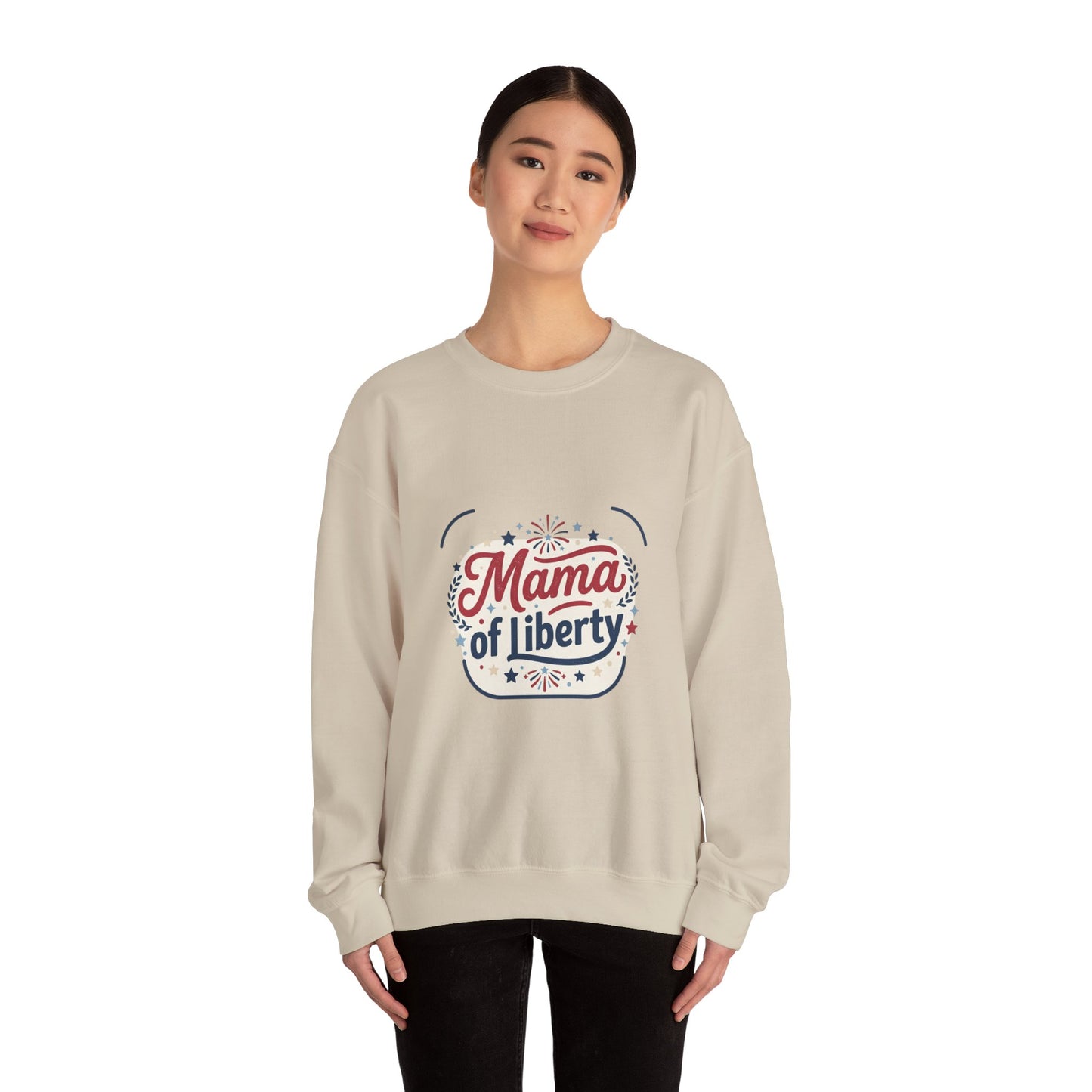 Mama of Liberty Sweatshirt | Americana, Retro Patriotic Palette