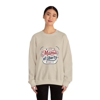Mama of Liberty Sweatshirt | Americana, Retro Patriotic Palette
