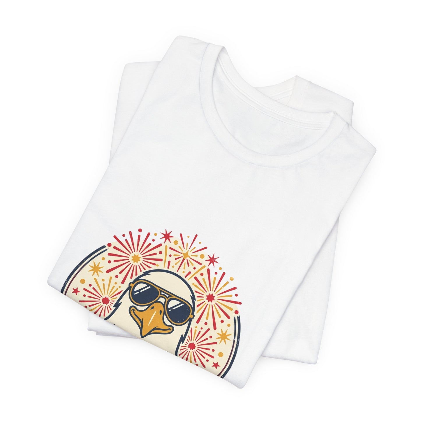 Party Like It's 1776 Tee | Americana Retro, Fireworks Bald Eagle