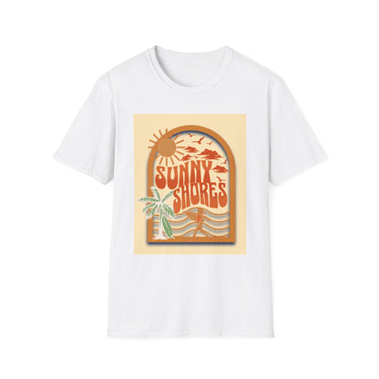 Sunny Shores T-Shirt | Retro Beach Surf Graphic