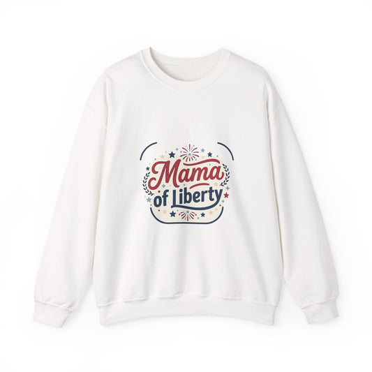 Mama of Liberty Sweatshirt | Americana, Retro Patriotic Palette