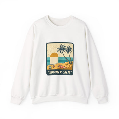 Summer Calm Sweatshirt | retro Americana, vintage distressed patriotic palette
