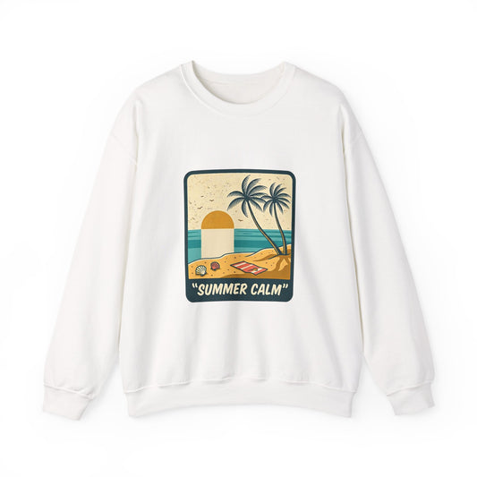 Summer Calm Sweatshirt | retro Americana, vintage distressed patriotic palette