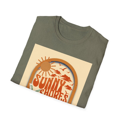 Sunny Shores T-Shirt | Retro Beach Surf Graphic