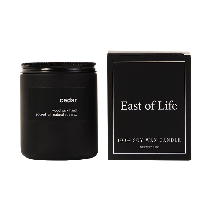 Handmade Smokeless Soy Wax Frosted Candle