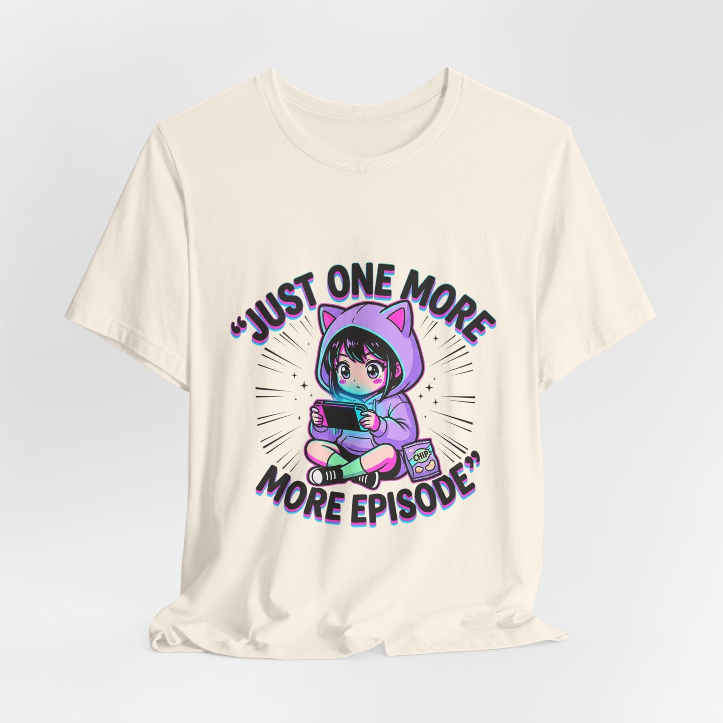 Just One More Episode Tee — Cute Anime Gamer T-Shirt