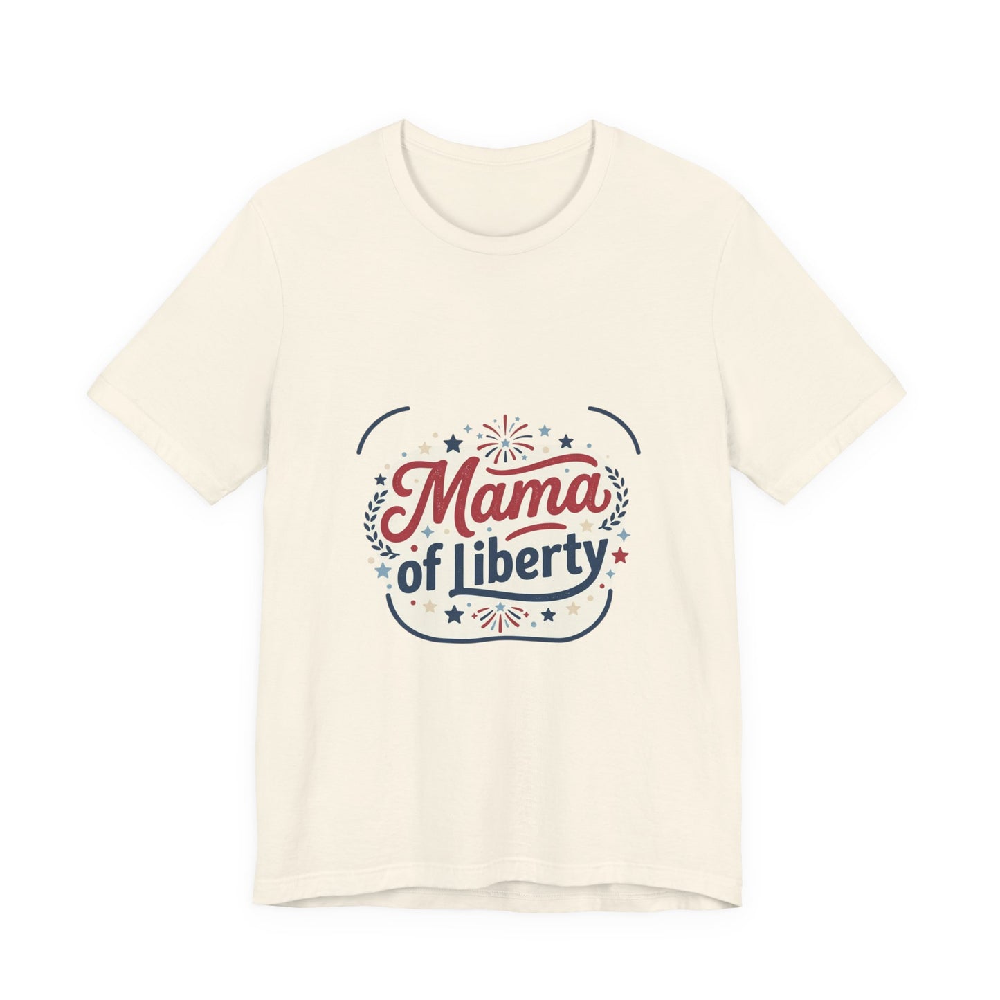Mama of Liberty T-Shirt | Americana retro 4th of July, vintage patriotic palette